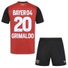 Maglia ufficiale Bayer 04 Leverkusen Alejandro Grimaldo 20 Casa 2024-25 per Bambino